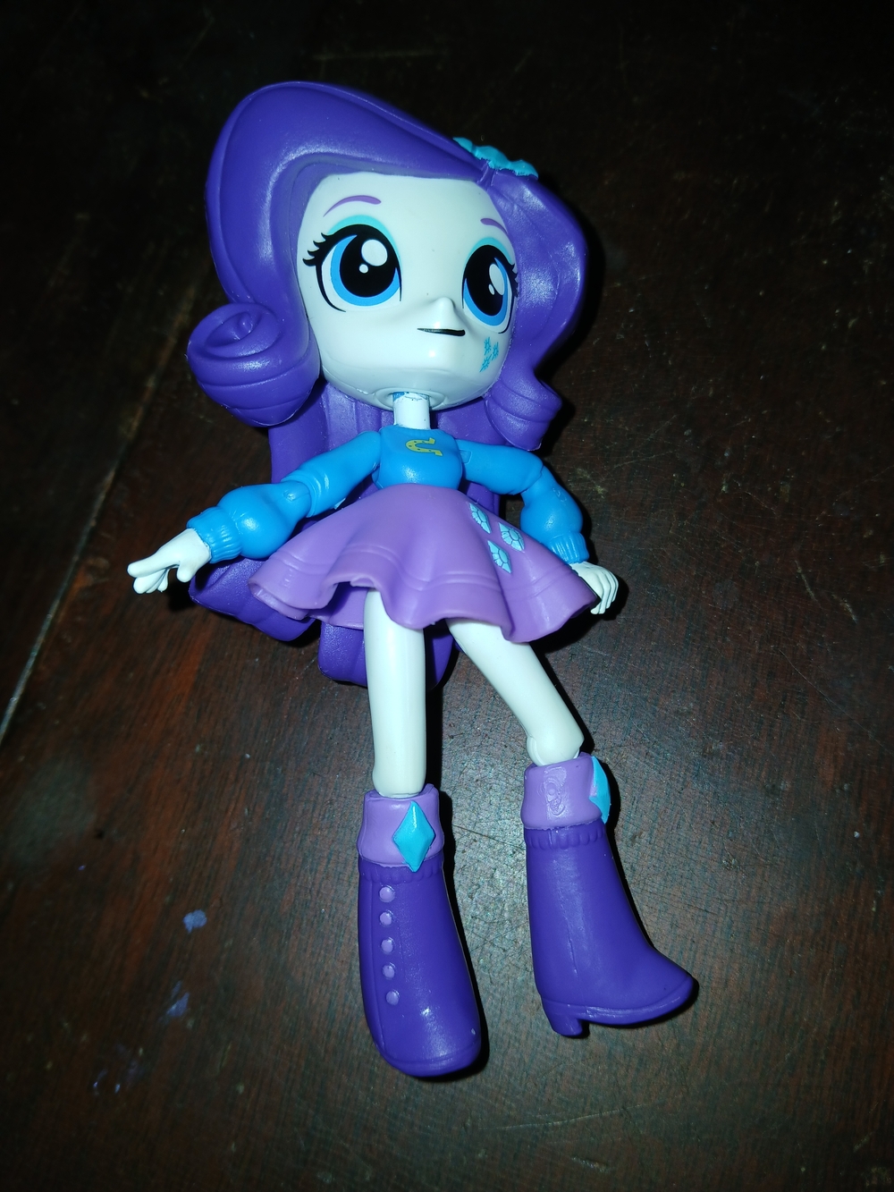 My Little Pony Rarity Purple & Teal Fashion Figure